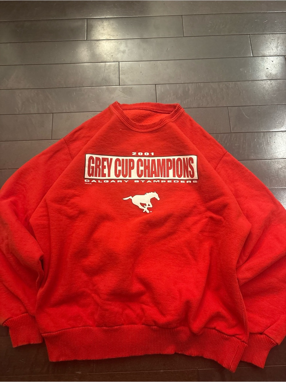 Vintage stampeders crew neck